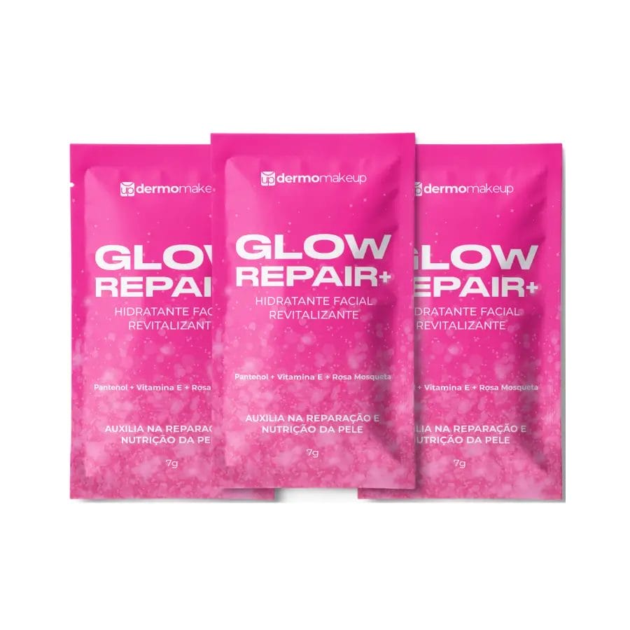 Saches Cicatrizante para Pos Procedimento de Micropigmentacao, Cicaperfect - Glow Repair Kit 20 Sachês Glow Repair+: Multireparador Calmante, Acelera a Reparação e Nutrição da Pele 7g - Imagem 1