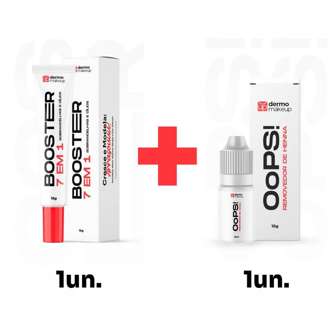 Compre os 2 - Booster - Oops (1) Kit Booster 7 em 1 + Ops Removedor de Henna - Imagem 1