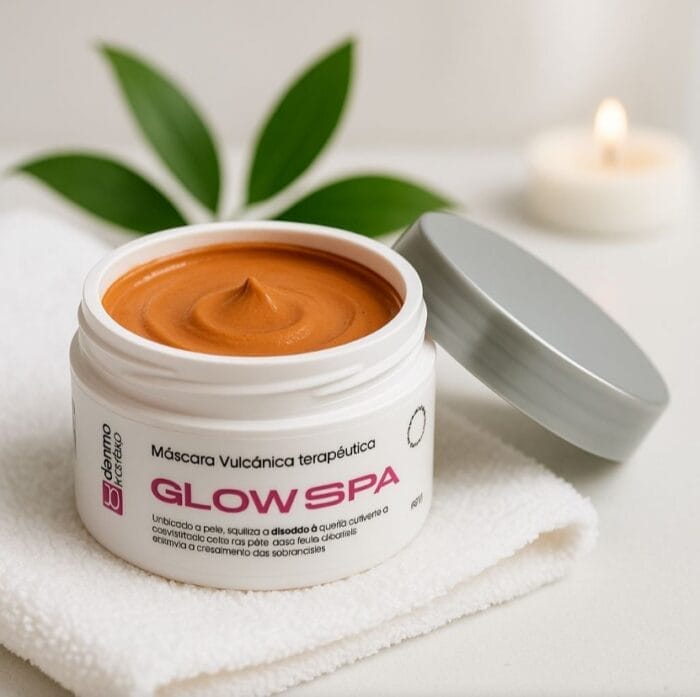 GLOWSPA - Máscara de Argila Vulcânica Terapêutica para Spa da Pele e Sobrancelha 150g - Imagem 3