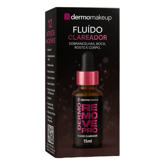 Dermo Remove PRO 15ml - Fluído Clareador Multifuncional - Clareia, Regenera e Rejuvenesce - Imagem 1