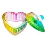 Dappen de Vidro com Tampa – Formato Coração - Imagem 2